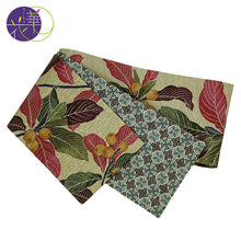 画像をギャラリービューアに読み込む, 《召しませ華》ベージュ地にビワと葉 枇杷 A(ベージュ) リバーシブル半巾帯