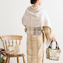 画像をギャラリービューアに読み込む, 奥順 結城紬 真綿 約45×175cm 絹100% 結城紬 育てるショール 無地〔3色〕