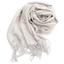 画像をギャラリービューアに読み込む, 奥順 結城紬 真綿 約45×175cm 絹100% 結城紬 育てるショール 無地〔3色〕