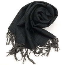 画像をギャラリービューアに読み込む, 奥順 結城紬 真綿 約45×175cm 絹100% 結城紬 育てるショール 無地〔3色〕