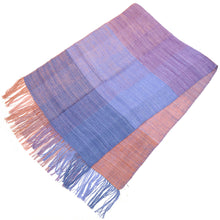 画像をギャラリービューアに読み込む, 奥順 結城紬 真綿 約65×182cm 絹100% 大判 結城紬 真綿まとうショール グラデーション〔3色〕