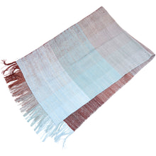 画像をギャラリービューアに読み込む, 奥順 結城紬 真綿 約65×182cm 絹100% 大判 結城紬 真綿まとうショール グラデーション〔3色〕