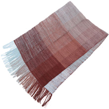 画像をギャラリービューアに読み込む, 奥順 結城紬 真綿 約65×182cm 絹100% 大判 結城紬 真綿まとうショール グラデーション〔3色〕