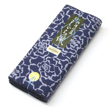 画像をギャラリービューアに読み込む, 阿波しじら織 着物 抜染 流水風バラの花 No.511