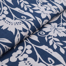 画像をギャラリービューアに読み込む, 阿波しじら織 着物 防抜染 ぶどうと撫子 No.547