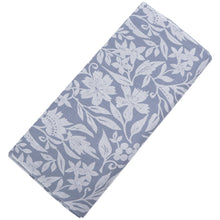 画像をギャラリービューアに読み込む, 阿波しじら織 着物 防抜染 グレー地 ぶどうと撫子 No.G01