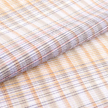 画像をギャラリービューアに読み込む, 阿波しじら織 着物 紫だいだいの織りぼかし No.H55