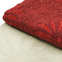 画像をギャラリービューアに読み込む, 半巾帯 ふくれ織 《ViViSienne 》 菊花桜×麻の葉文様(イエロー・レッド・ターコイズ)