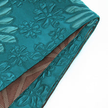 画像をギャラリービューアに読み込む, 半巾帯 ふくれ織 《ViViSienne 》 菊花桜×麻の葉文様(イエロー・レッド・ターコイズ)