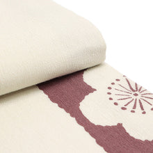 画像をギャラリービューアに読み込む, 半巾帯《ひでや工房》市松 うさぎ 桜 梅 桔梗 朝顔 (ピンク)