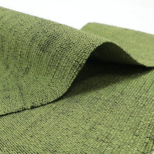 画像をギャラリービューアに読み込む, 半巾帯 長尺 近賀織物 宝来織 金平糖 カジュアル 無地 無地感 黄緑 抹茶緑