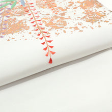 画像をギャラリービューアに読み込む, 名古屋帯 グレー地 霞 藤花 ( 薄グレー )