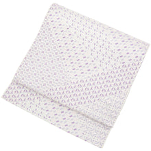 画像をギャラリービューアに読み込む, 名古屋帯 西陣織 八寸 切継小紋 幾何学文様 薄紫