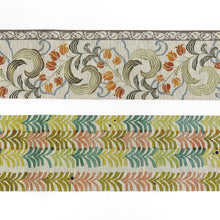 画像をギャラリービューアに読み込む, 《召しませ華》ベージュに唐草調 すずらん(ベージュ) リバーシブル半巾帯