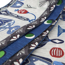 画像をギャラリービューアに読み込む, 《召しませ華》グレーボーダーに香水瓶 パフューム プリンセスリバーシブル半巾帯