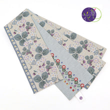 画像をギャラリービューアに読み込む, 《召しませ華》野イチゴ さくらんぼ 苺のパンチュール リバーシブル半巾帯