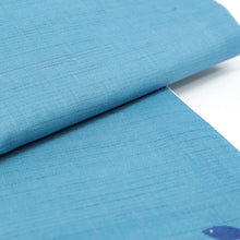 画像をギャラリービューアに読み込む, 麻 帯 京袋帯 水色《 召しませ華 》お仕立て上がり 京袋帯 染め帯 全通お太鼓柄 ライトブルー 白くまペンギン 渚のチーズケーキ ブルー