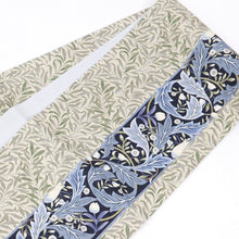 画像をギャラリービューアに読み込む, 京袋帯 《うれしづくし》 お仕立て上がり 全通 ウィリアムモリス 柳に月桂樹 ダマスク シンプリー セバン ウイローボウ モリスリーフ(グレー)