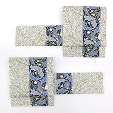 画像をギャラリービューアに読み込む, 京袋帯 《うれしづくし》 お仕立て上がり 全通 ウィリアムモリス 柳に月桂樹 ダマスク シンプリー セバン ウイローボウ モリスリーフ(グレー)