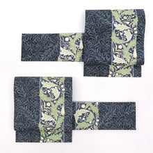 画像をギャラリービューアに読み込む, 京袋帯 《うれしづくし》 お仕立て上がり 全通 ウィリアムモリス 柳に月桂樹 ダマスク シンプリー セバン ウイローボウ モリスリーフ(グリーン)