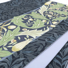 画像をギャラリービューアに読み込む, 京袋帯 《うれしづくし》 お仕立て上がり 全通 ウィリアムモリス 柳に月桂樹 ダマスク シンプリー セバン ウイローボウ モリスリーフ(グリーン)
