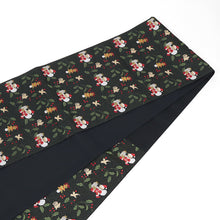 画像をギャラリービューアに読み込む, 正絹 お仕立て上がり 全通柄 クリスマス 柊 サンタクロース くまサンタ 洒落袋帯