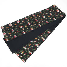 画像をギャラリービューアに読み込む, 正絹 お仕立て上がり 全通柄 クリスマス 柊 サンタクロース くまサンタ 洒落袋帯