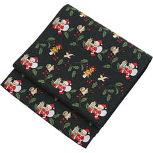 画像をギャラリービューアに読み込む, 正絹 お仕立て上がり 全通柄 クリスマス 柊 サンタクロース くまサンタ 洒落袋帯