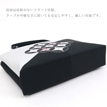 画像をギャラリービューアに読み込む, ハンドバッグ 《 召しませ華 》 切り返し 白黒 七宝 トートバッグ モダン七宝( ブラック )