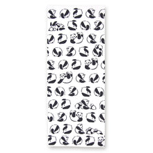 画像をギャラリービューアに読み込む, 手ぬぐい 生き物「でんぐり親子パンダ 50031」《kenema けねま》白/ホワイト/パンダ/水玉/手拭い/てぬぐい