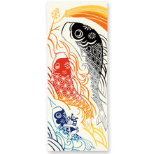 画像をギャラリービューアに読み込む, 手ぬぐい 端午の節句「波風と鯉のぼり 50185」《kenema けねま》クリーム地/兜/端午の節句/金太郎/こいのぼり/手拭い/てぬぐい