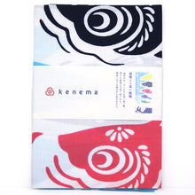 画像をギャラリービューアに読み込む, 手ぬぐい 端午の節句「活き鯉のぼり 51674」《kenema けねま》白地/柏餅/端午の節句/金太郎/こいのぼり/手拭い/てぬぐい
