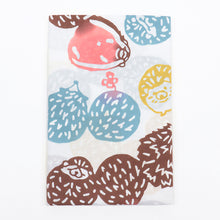 画像をギャラリービューアに読み込む, 手ぬぐい 梨園染め「ハリネズミ 1518」《戸田屋商店》ハリネズミ/パステルカラー/白地/手拭い/てぬぐい