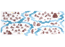 画像をギャラリービューアに読み込む, 手ぬぐい 梨園染め「名湯 さるの湯温泉 949」《戸田屋商店》約37×98cm 白地/ホワイト/風景/日本猿/お風呂/サル/手拭い/てぬぐい