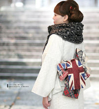 画像をギャラリービューアに読み込む, 【反物販売一時停止中】阿波コットンウール しじら織 着物 生成り地に絣黒縞 No.w14 - ふだんきものハイムラヤ