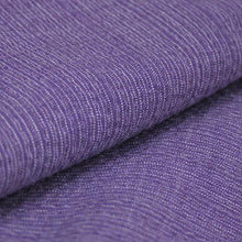 画像をギャラリービューアに読み込む, 阿波コットンウール しじら織 京紫に極細白乱縞 No.w15 - ふだんきものハイムラヤ オーダー専門店