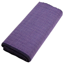 画像をギャラリービューアに読み込む, 阿波コットンウール しじら織 着物 京紫に極細白乱縞 No.w15