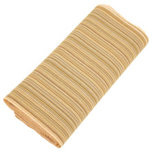 画像をギャラリービューアに読み込む, 阿波コットンウール しじら織 着物 山吹に多色縞 No.w25