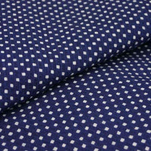 画像をギャラリービューアに読み込む, 阿波しじら織 着物 抜染 ミニスクエアドット No.520 - ふだんきものハイムラヤ