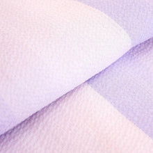 画像をギャラリービューアに読み込む, 阿波しじら織 着物 淡藤紅薄ピンクのグラデーション サクラ No.H39 - ふだんきものハイムラヤ