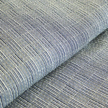 画像をギャラリービューアに読み込む, 阿波しじら織 着物 黄紺の網代組格子 グレー No.H44 - ふだんきものハイムラヤ オーダー専門店