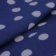 画像をギャラリービューアに読み込む, 阿波しじら織 着物 抜染 水玉モダン No.573 - ふだんきものハイムラヤ