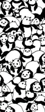 画像をギャラリービューアに読み込む, 手ぬぐい 生き物「ぱんだだらけ 51289」《kenema けねま》パンダ/白黒/大熊猫/手拭い/てぬぐい - ふだんきものハイムラヤ