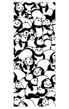 画像をギャラリービューアに読み込む, 手ぬぐい 生き物「ぱんだだらけ 51289」《kenema けねま》パンダ/白黒/大熊猫/手拭い/てぬぐい - ふだんきものハイムラヤ
