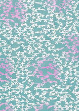 画像をギャラリービューアに読み込む, 手ぬぐい 梨園染め「萩文様(水色) 17-888」《戸田屋商店》ブルー/ぼかし/秋草/手拭い/てぬぐい - ふだんきものハイムラヤ