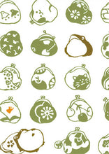 画像をギャラリービューアに読み込む, 手ぬぐい 梨園染め「がま口 937」《戸田屋商店》カエル/蛙/サイフ/手拭い/てぬぐい - ふだんきものハイムラヤ