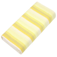 画像をギャラリービューアに読み込む, 阿波しじら織り 着物 菜の花色の濃淡鰹縞 No.D6 - ふだんきものハイムラヤ オーダー専門店