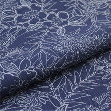 画像をギャラリービューアに読み込む, 阿波しじら織 着物 抜染 季節の花ごのみ No.532