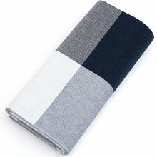 画像をギャラリービューアに読み込む, 阿波しじら織 着物 藍色の濃淡大格子 No.H50