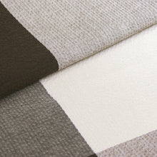 画像をギャラリービューアに読み込む, 阿波しじら織 着物 茶色の濃淡大格子 No.H51